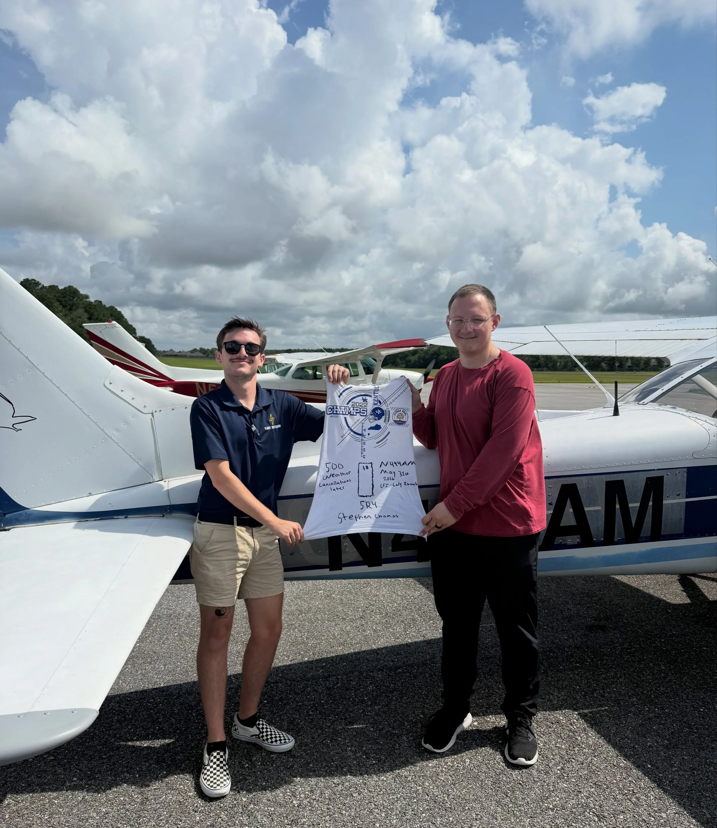 Congratulations Stephen on your first solo! 

#flighttraining #studentpilot #firstsolo #flylightningaviation #airplane