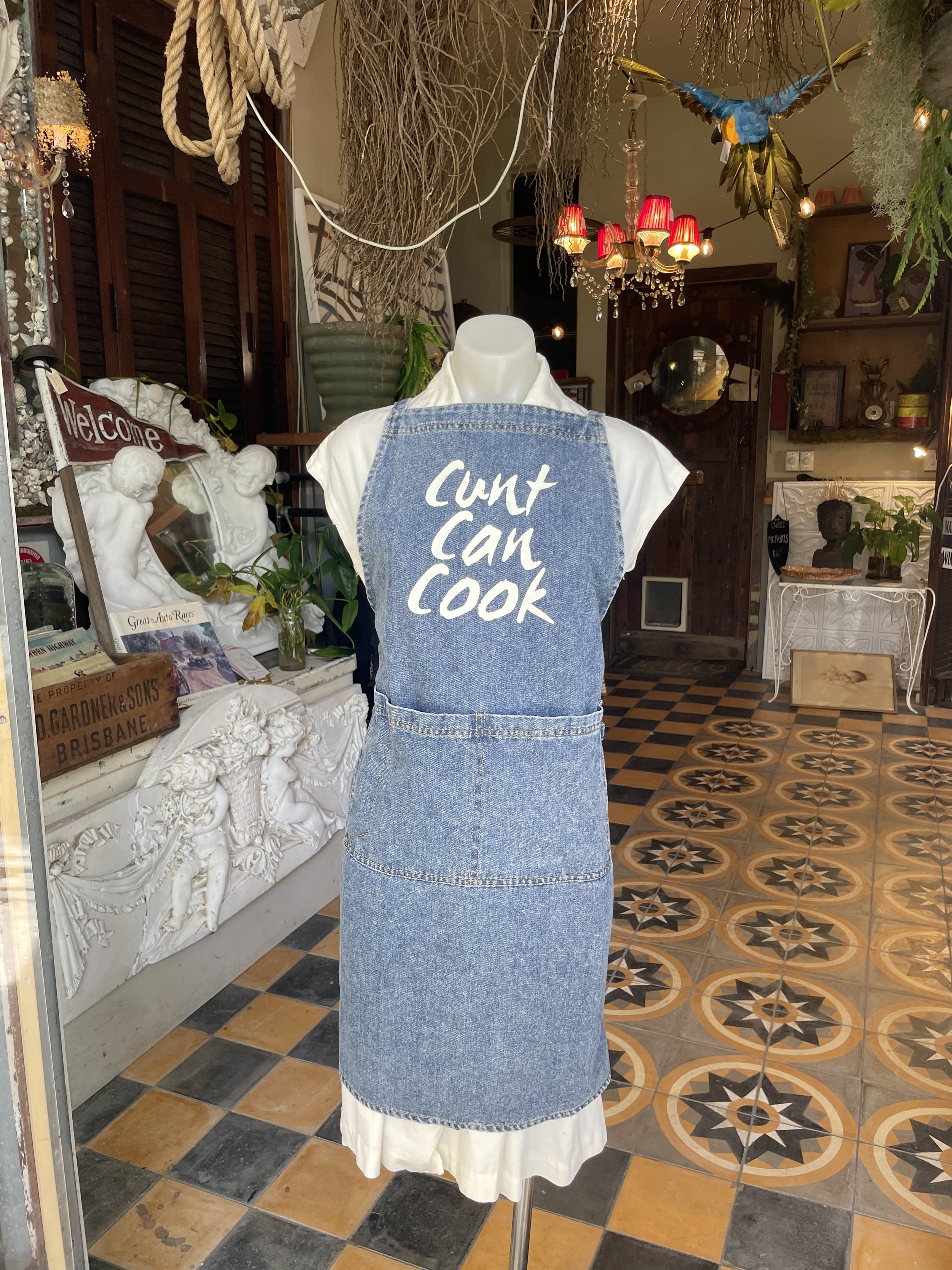 Cunt Can Cook - Denim Apron