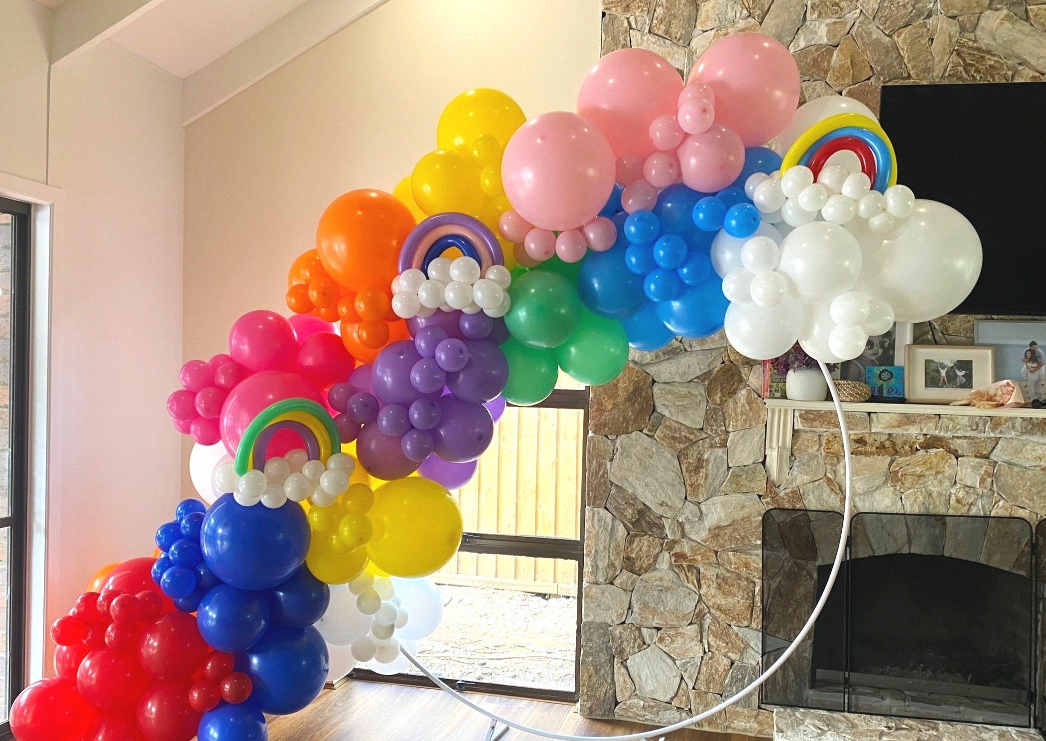 Colourful Balloon Bouquet for Kids Birthday Party Brisbane