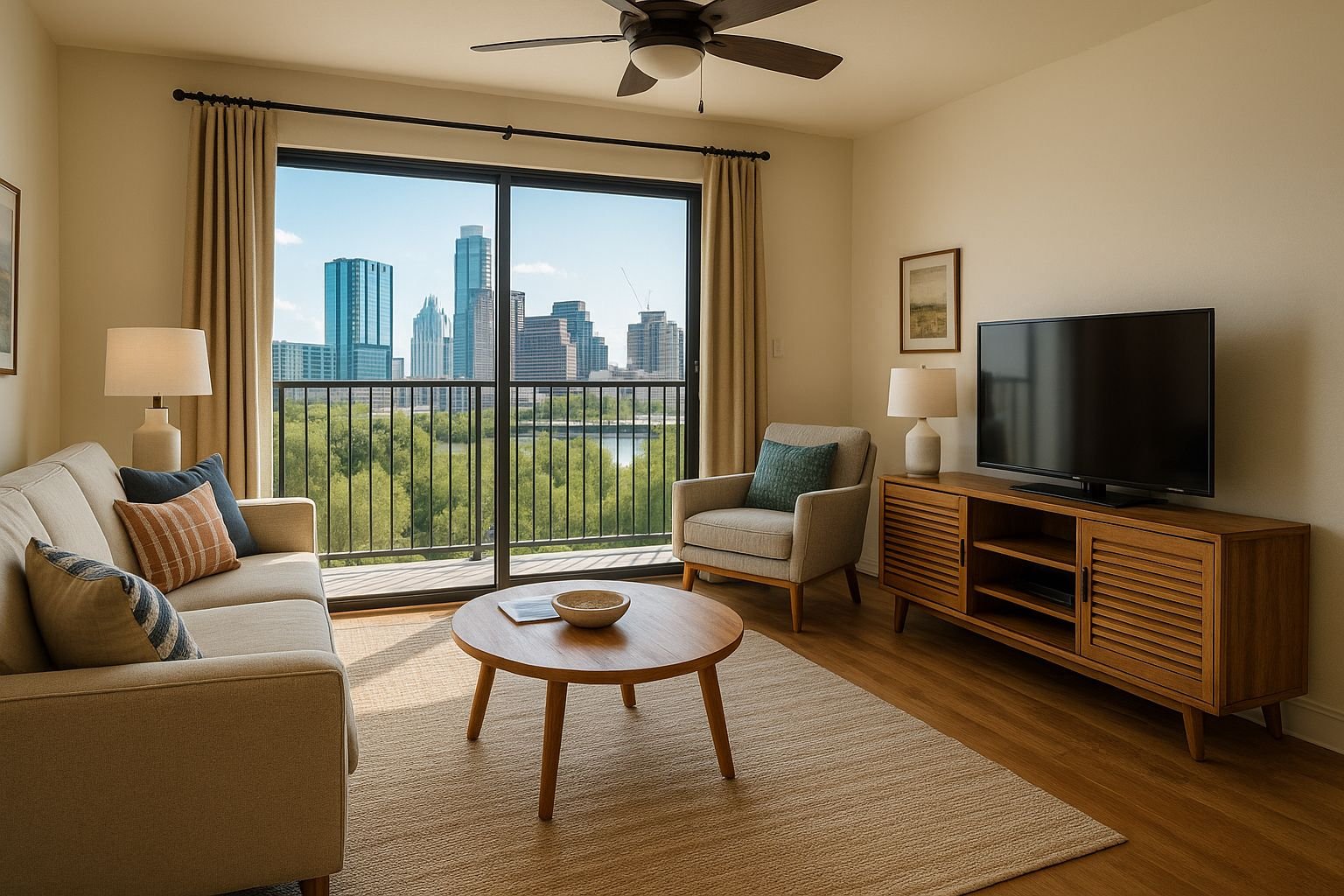 How can you find a short-term furnished rental in Austin?
