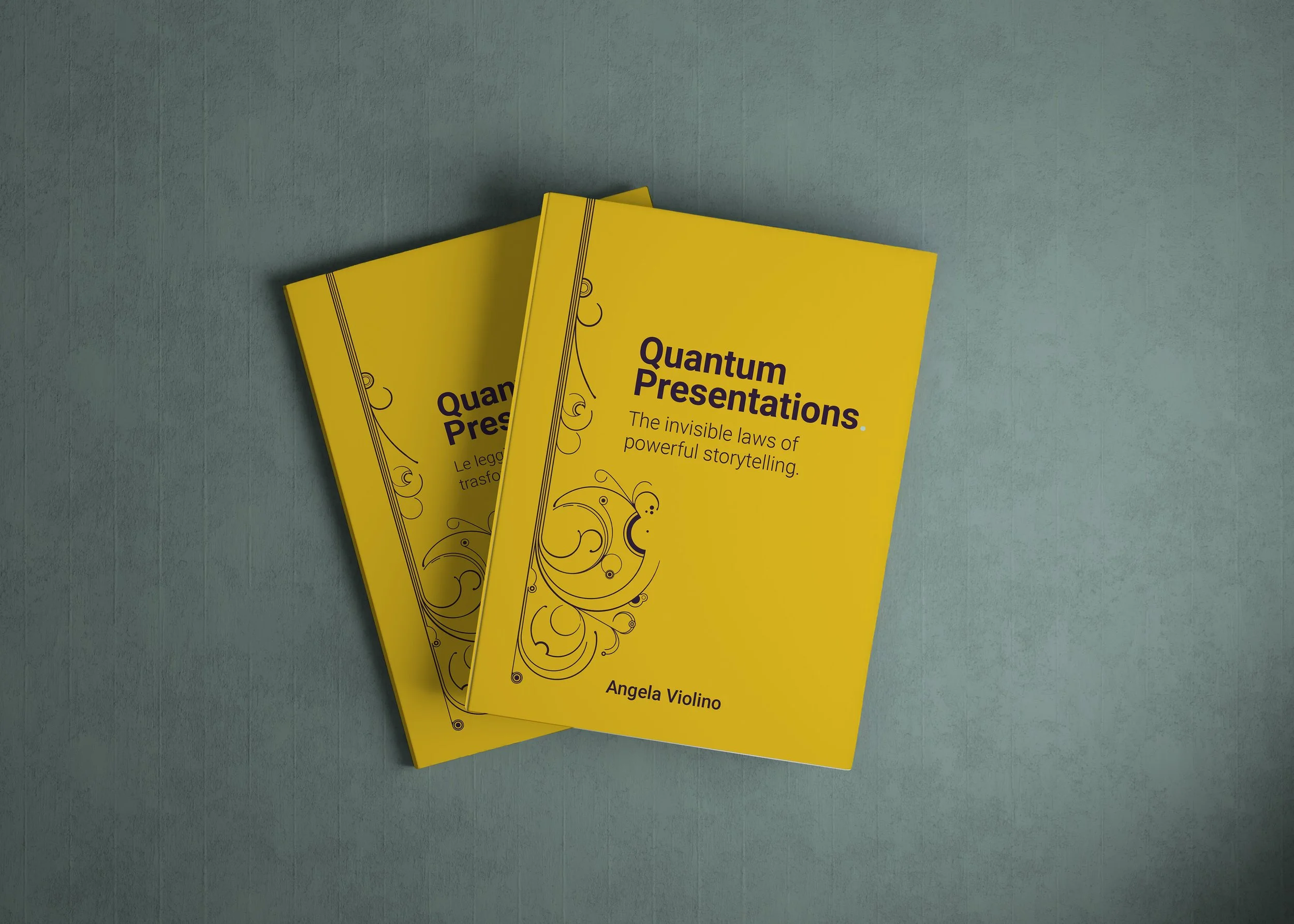 Two covers of the Quantum Presentations book