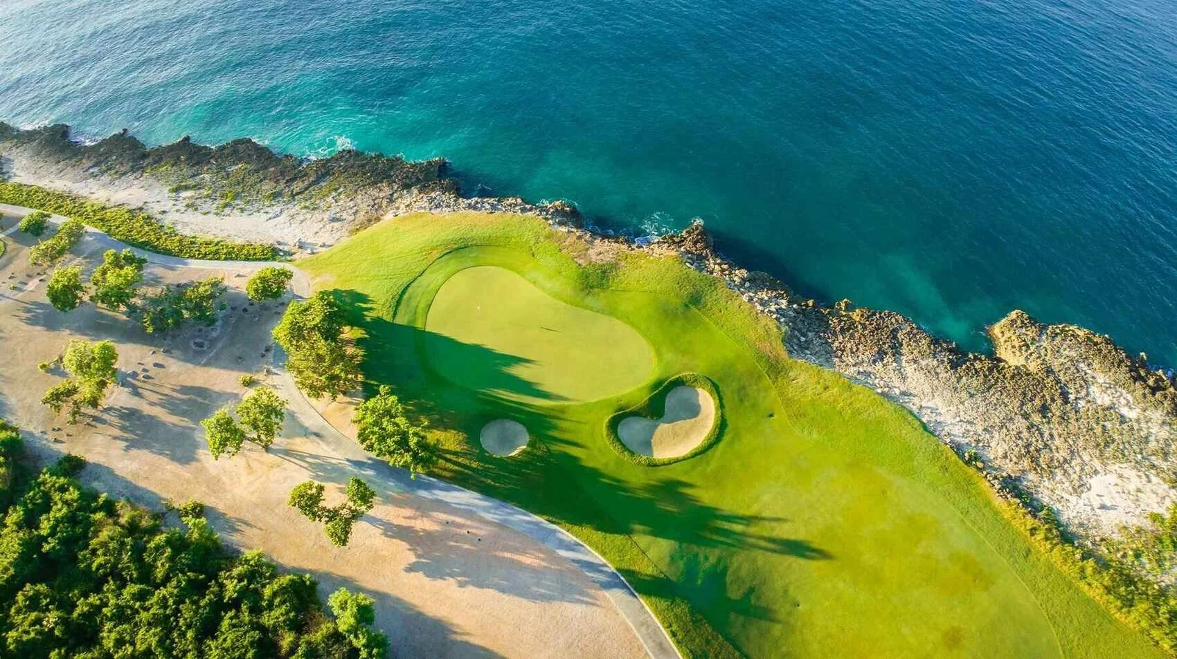 PGA Ocean's 4 course. La Romana, Dominican Republic