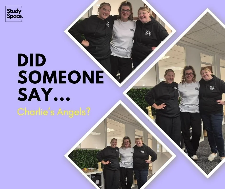 Do you want your child to learn from the best? 

Well meet the Study Space Academy angels!

💜 Sophie - not quite as flexible as Lucy Liu but knows her way around a netball court!
💜 Kali - dance moves like Cameron Diaz with photography skills on poi