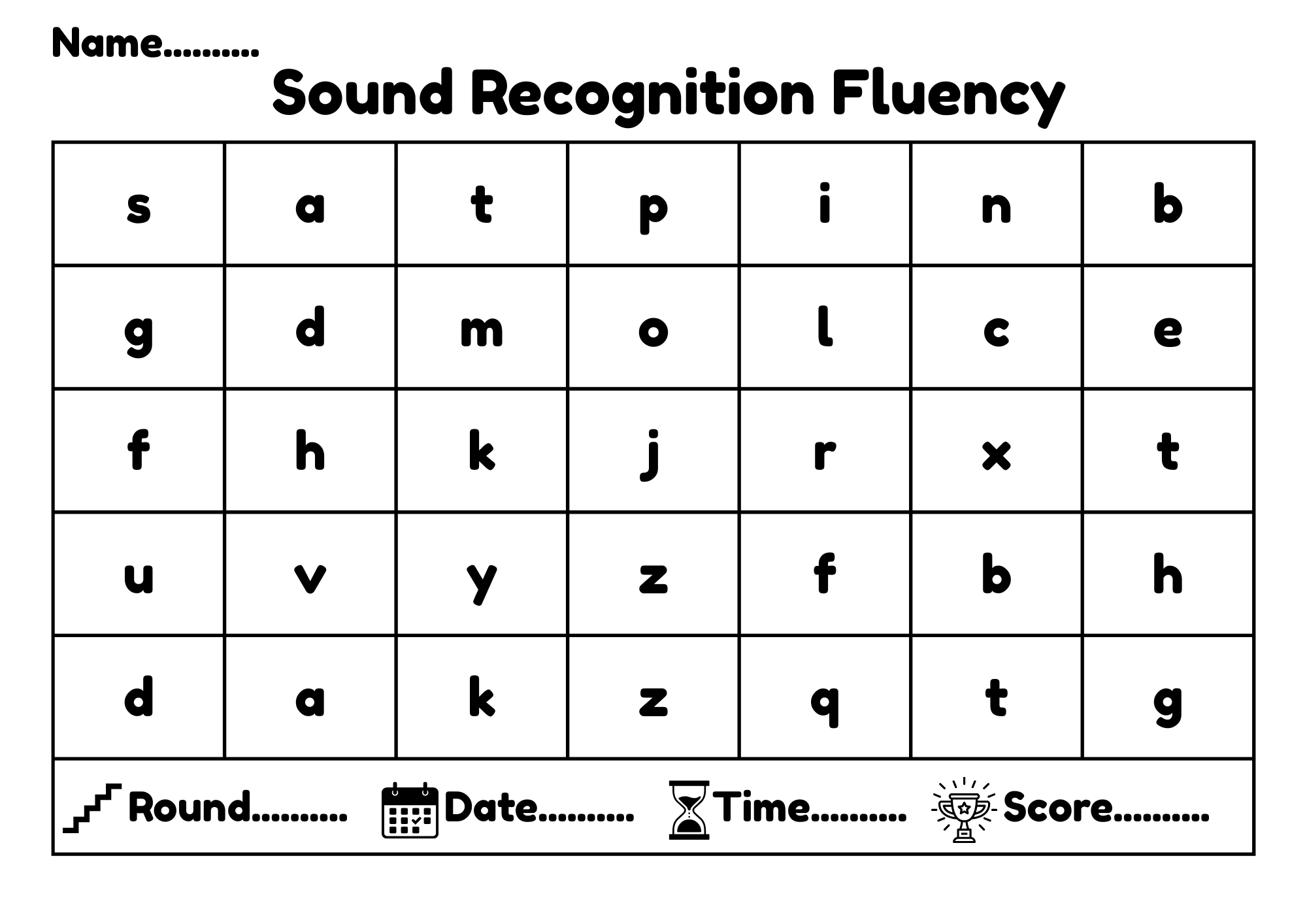 Sound Recognition Table