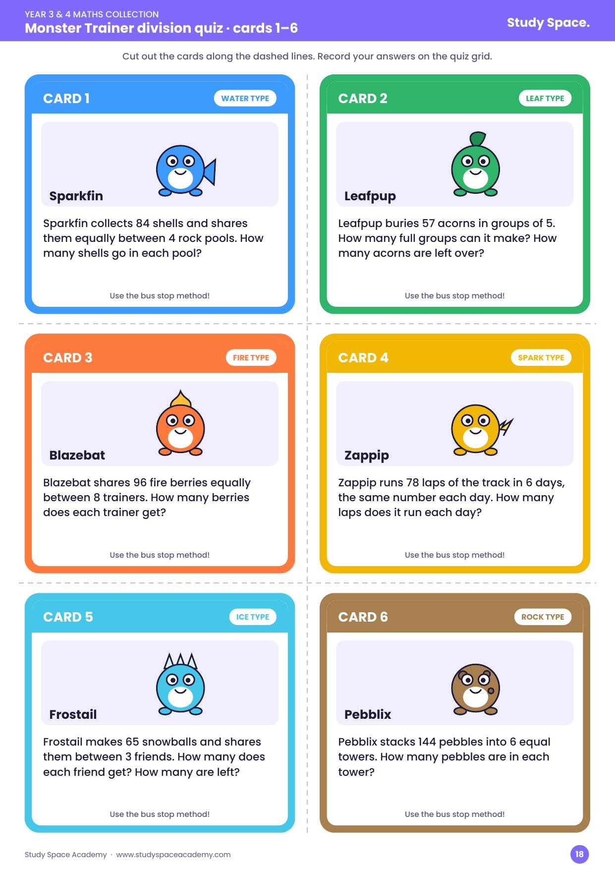 Year 3 & 4 Maths Collection - 4_quiz_cards.jpg