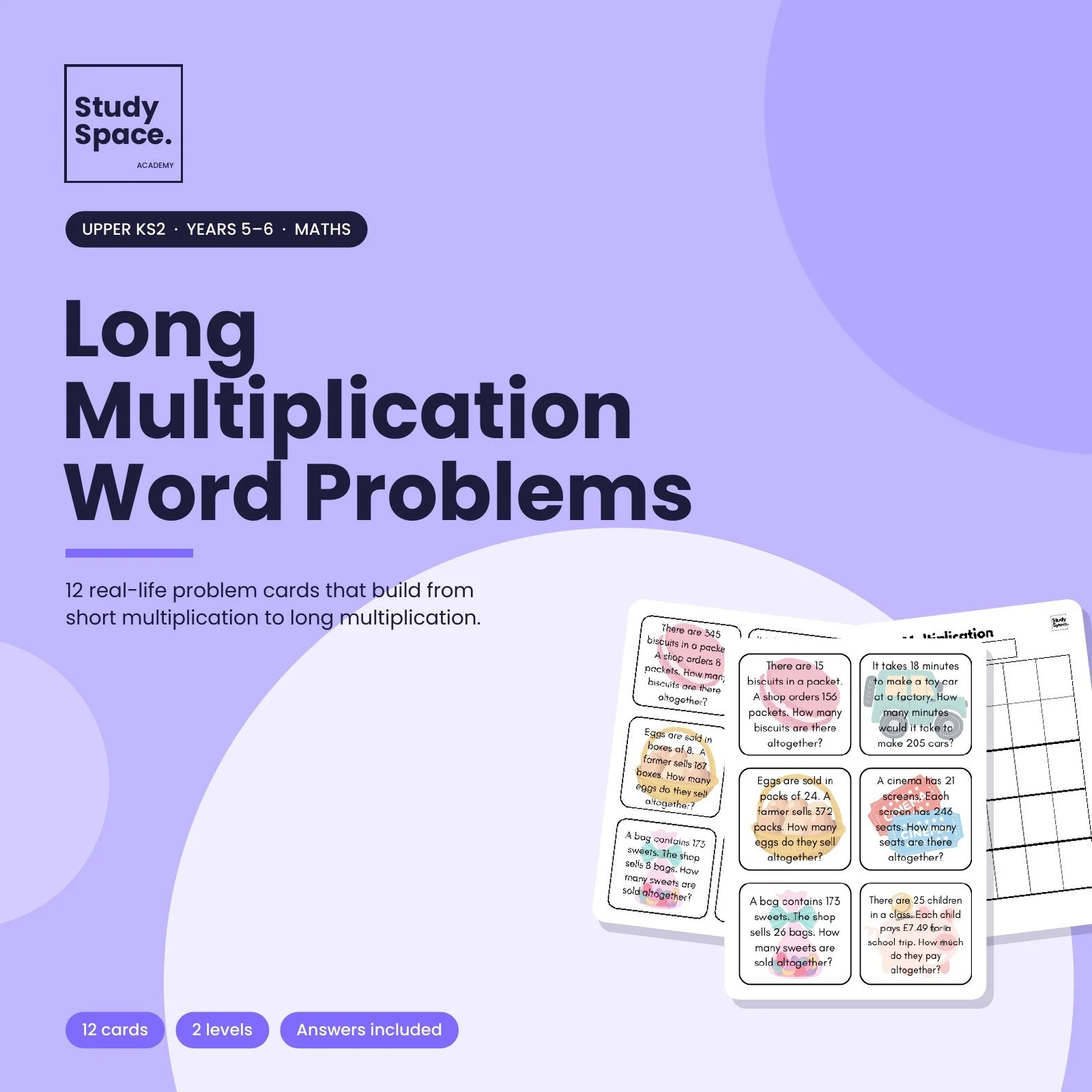 Long Multiplication Word Problems - 1_cover.jpg