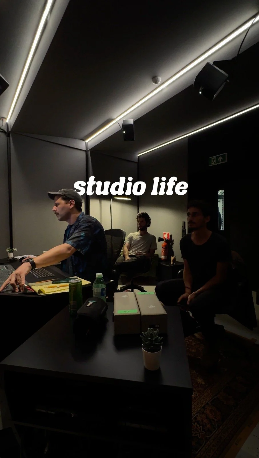 a day in the life of a recording studio.