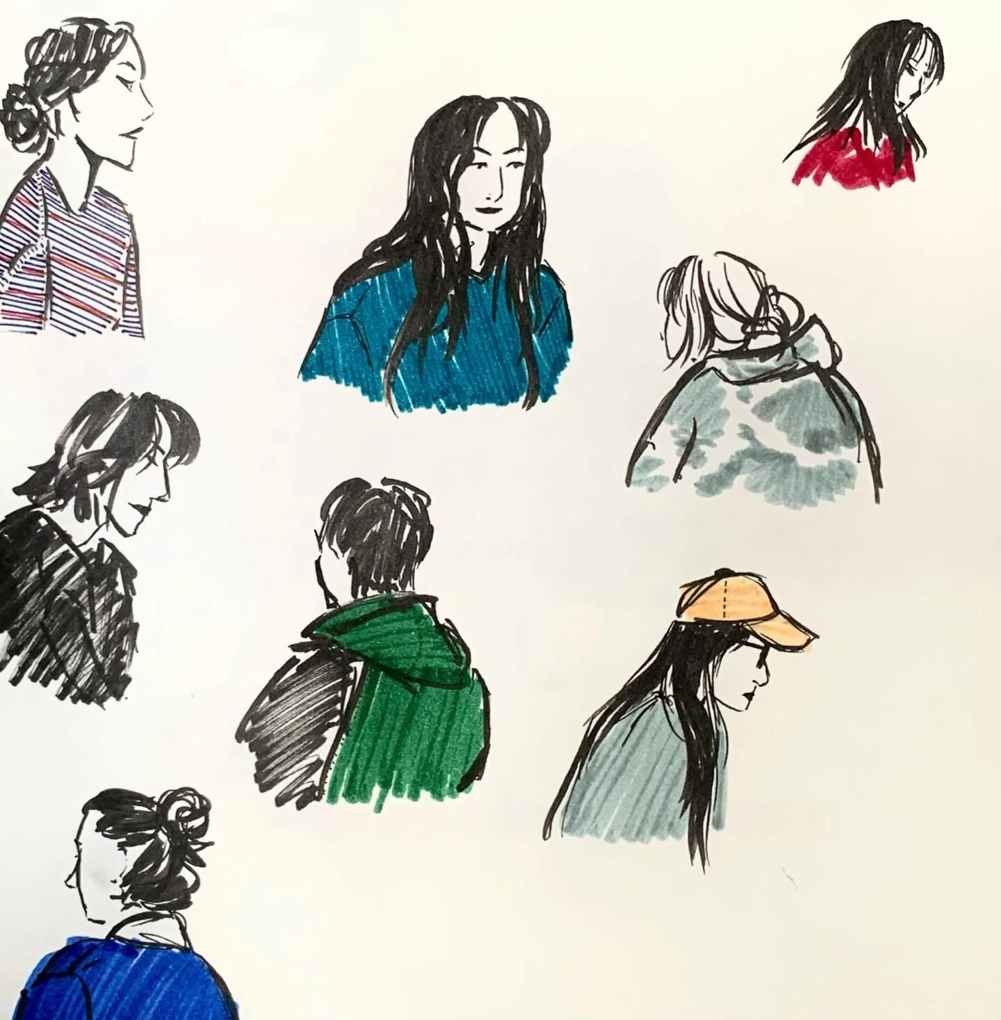 People drawing in cafes and pubs 🫶🏼

#observational #people #pen #sketch