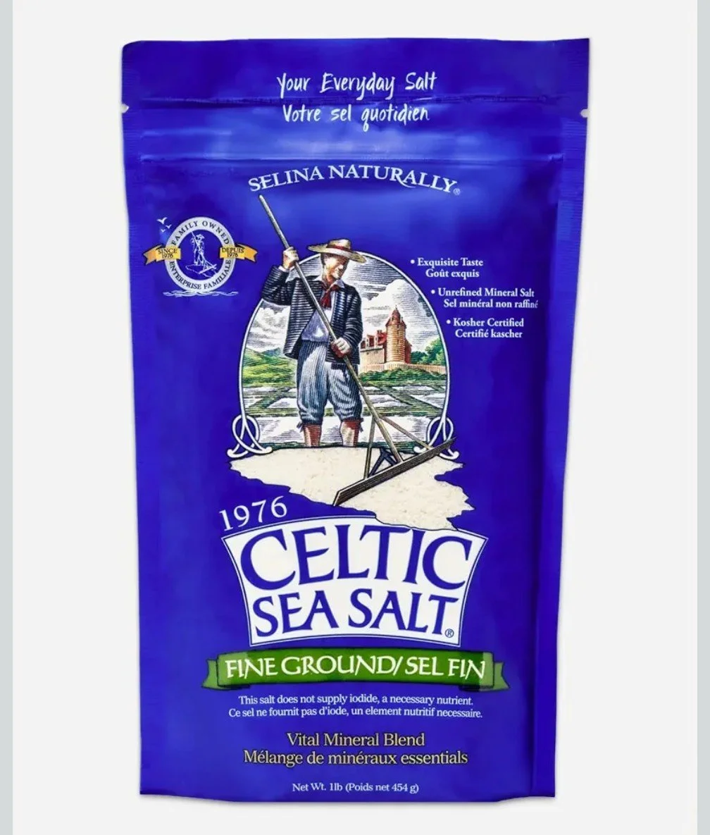 Celtic Sea Salt, Sea Salt Celtic Fine Grind, 16 Ounce