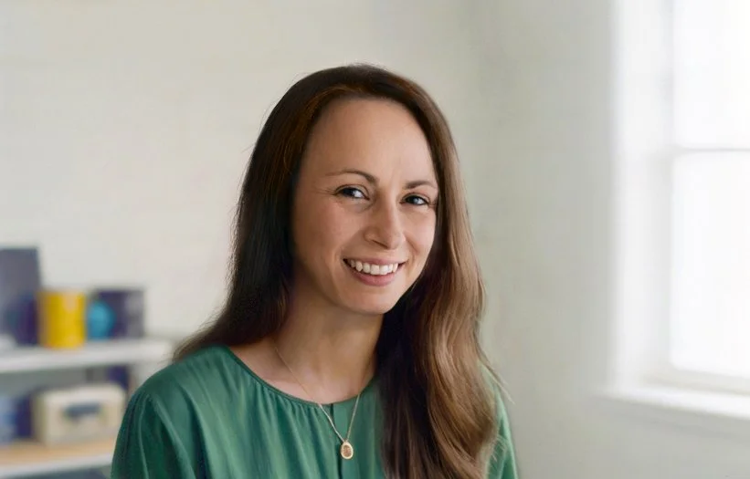 Smiling female potty training consultant offering potty training help