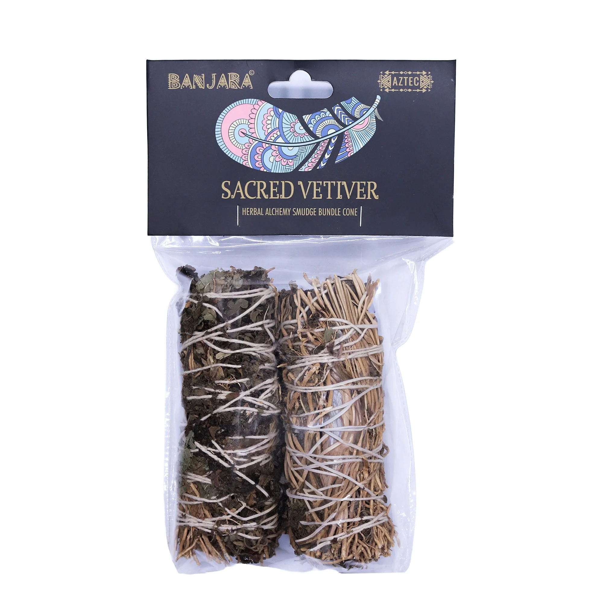 Sacred Vetiver - Banjara Smudge/Smoulder Stick Duo