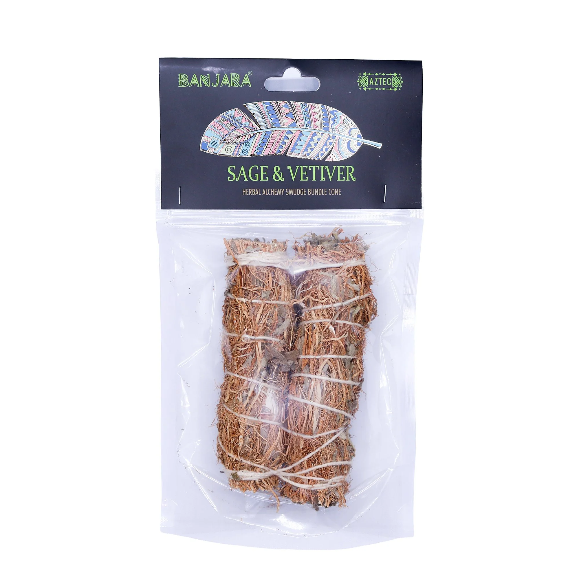 Sage & Vetiver - Banjara Smudge/Smoulder Stick Duo