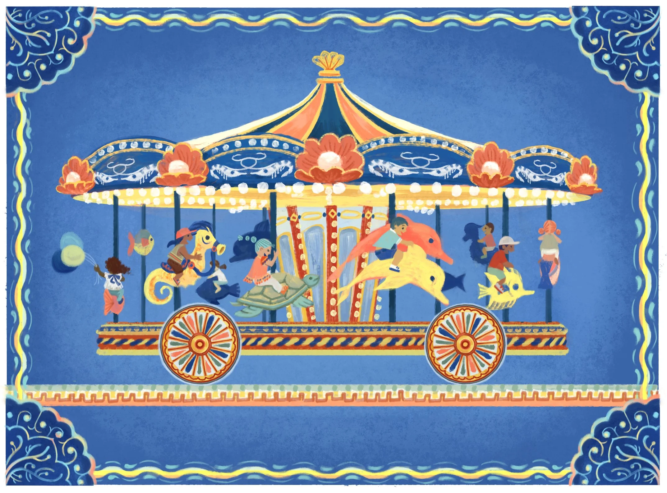 Ocean Carousel Train