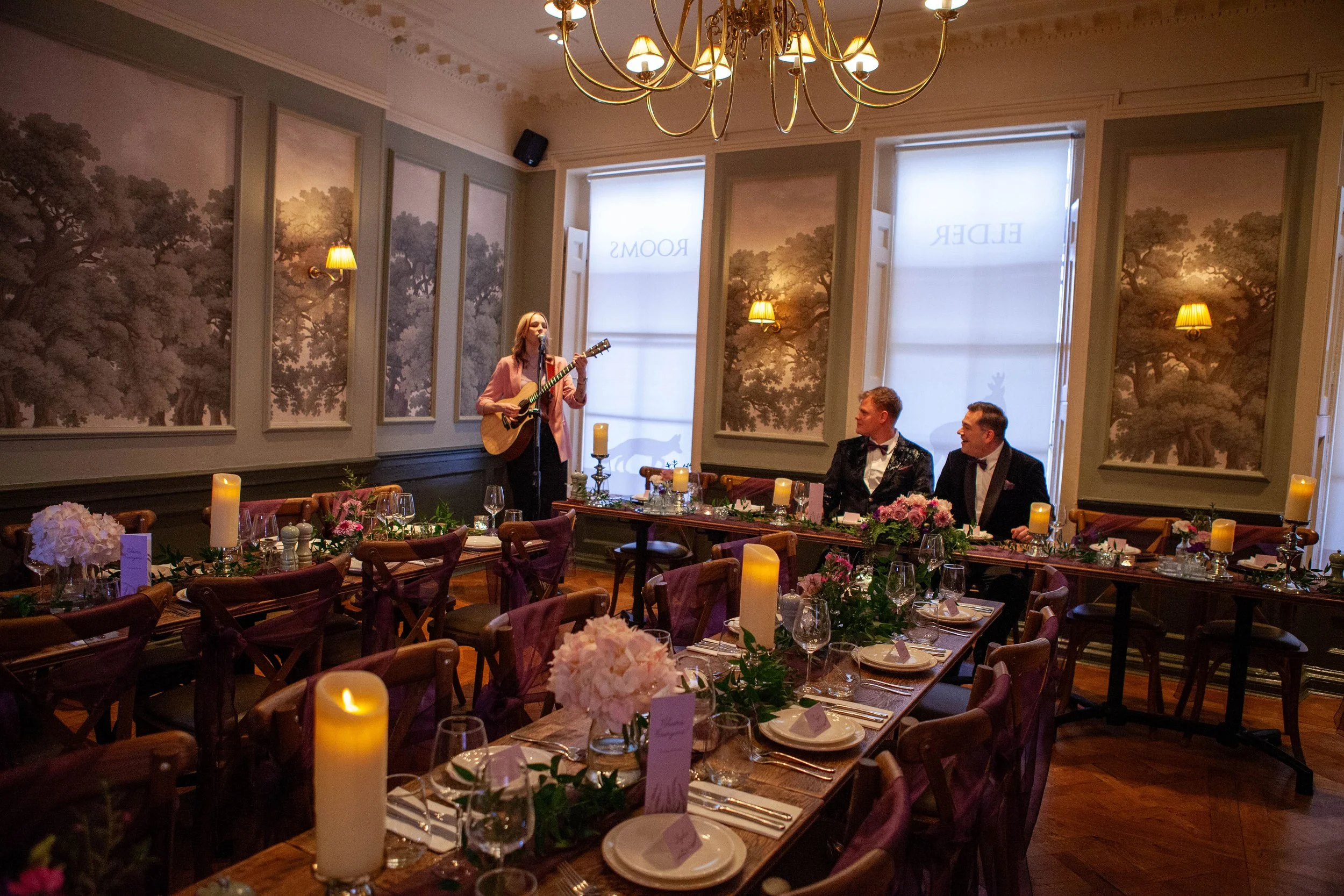 Same-sex wedding in Bath styled by wedding stylist in Bath Somerset