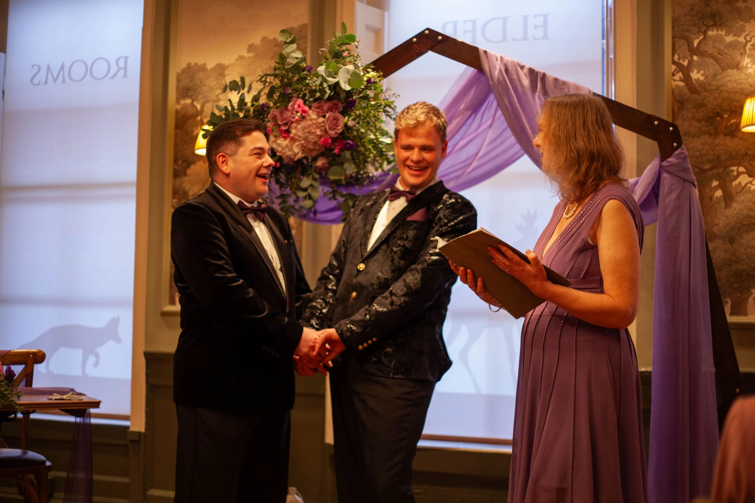 Same-sex wedding in Bath styled by wedding stylist in Bath Somerset