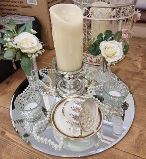 Candles from £1 each (battery operated)