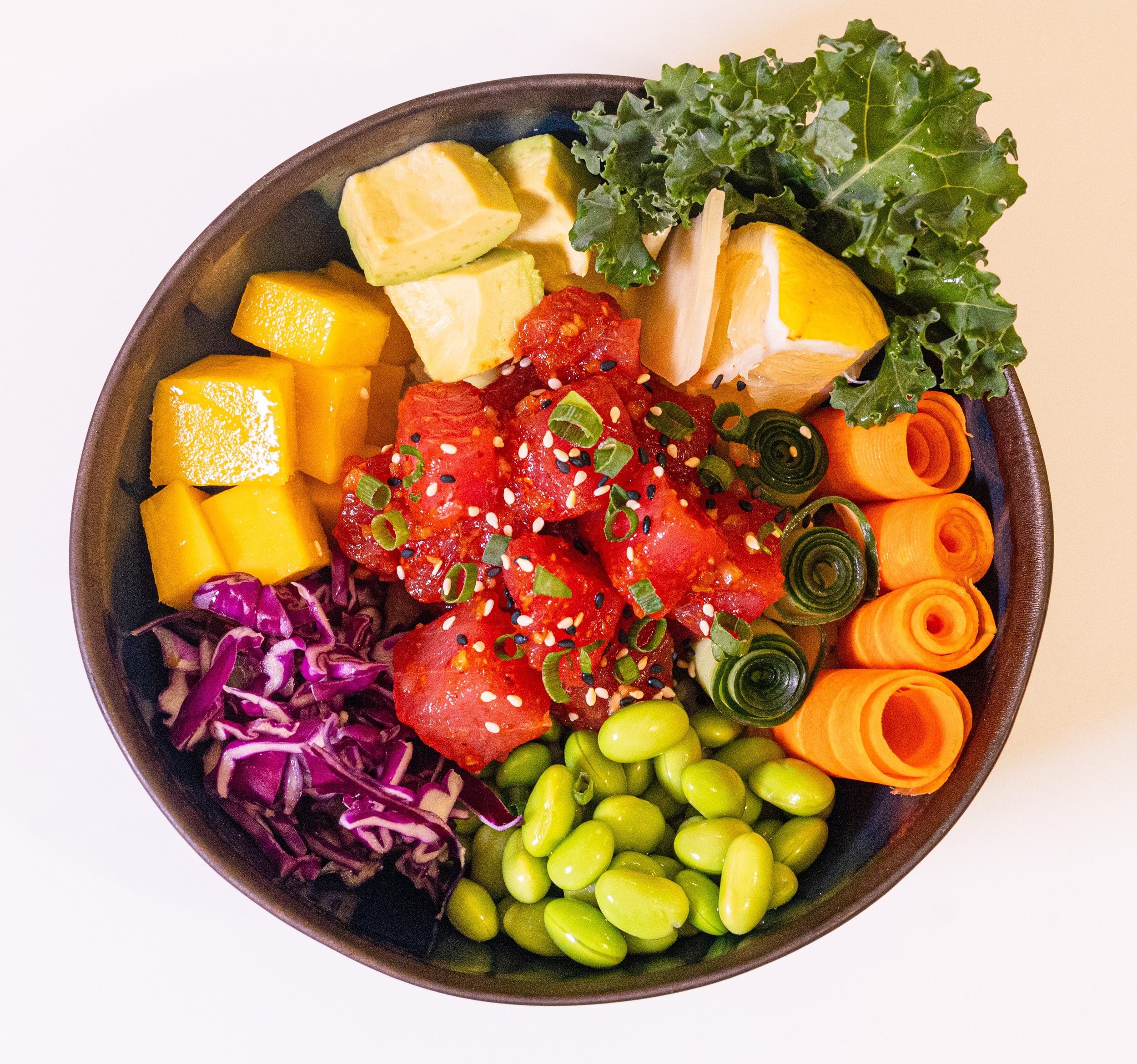 Tuna sashimi Poke Bowl