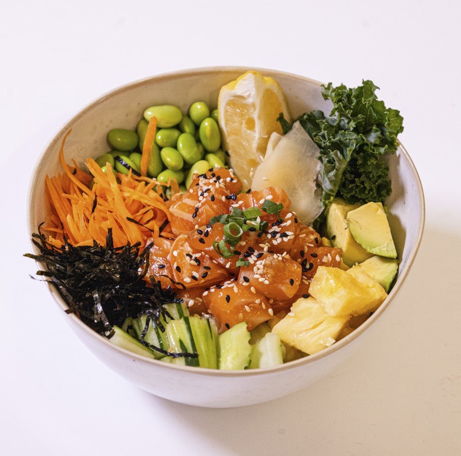 Aloha Salmon poke bowl - The Bowl Spot