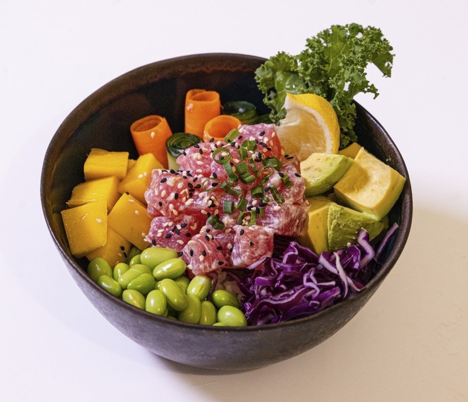 Tuna Wazabi poke bowl