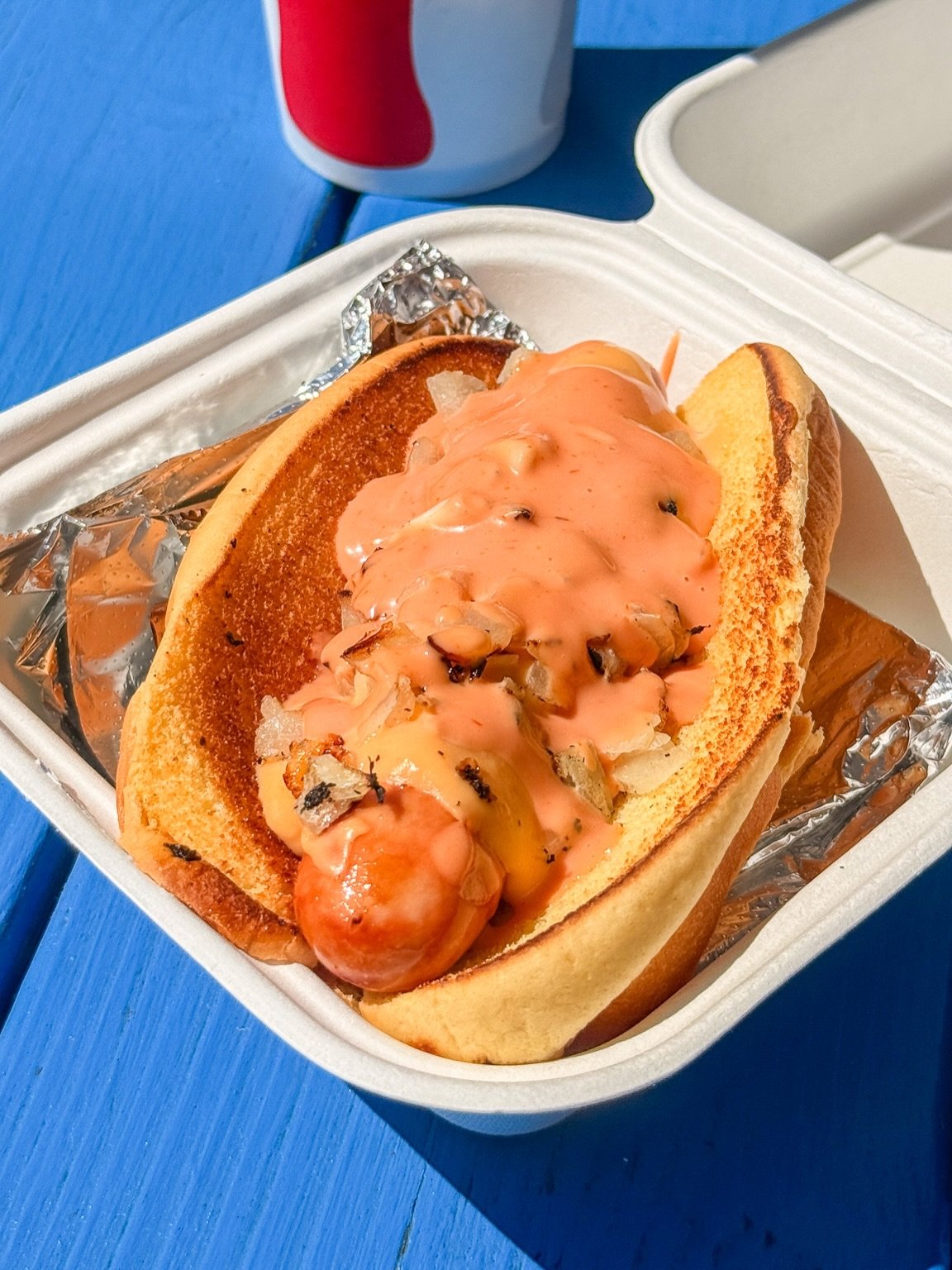 MAKE IT MESSY!!! Messy Dog: Hot dog, Melted Beer Cheese, Grilled Onions, Gondolas Sauce

Reminder we are open 11:30AM-8PM everyday

See ya soon! #Gondolas #vermont