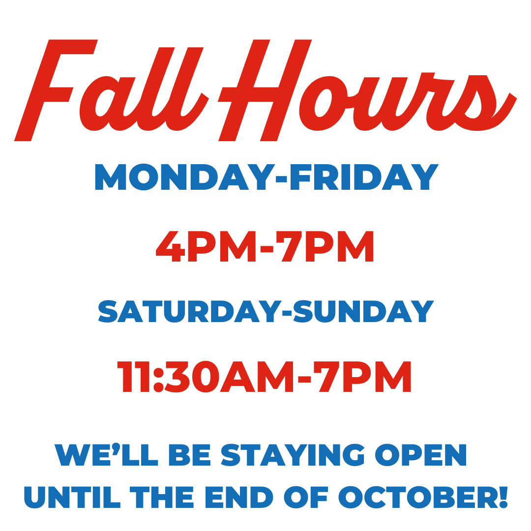 New Fall Hours 2025