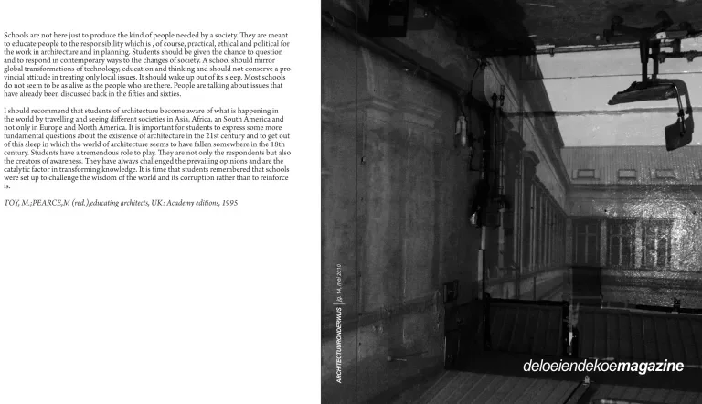 2010 mei | architectuuronderwijs