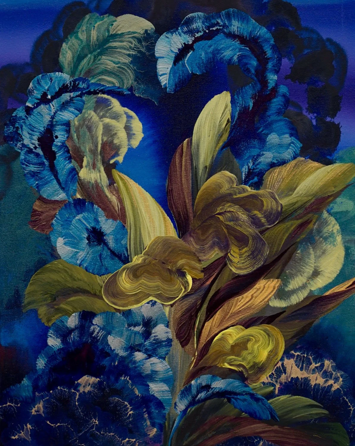 Swan Song, 50x40cm, Acrylic on canvas, 2025