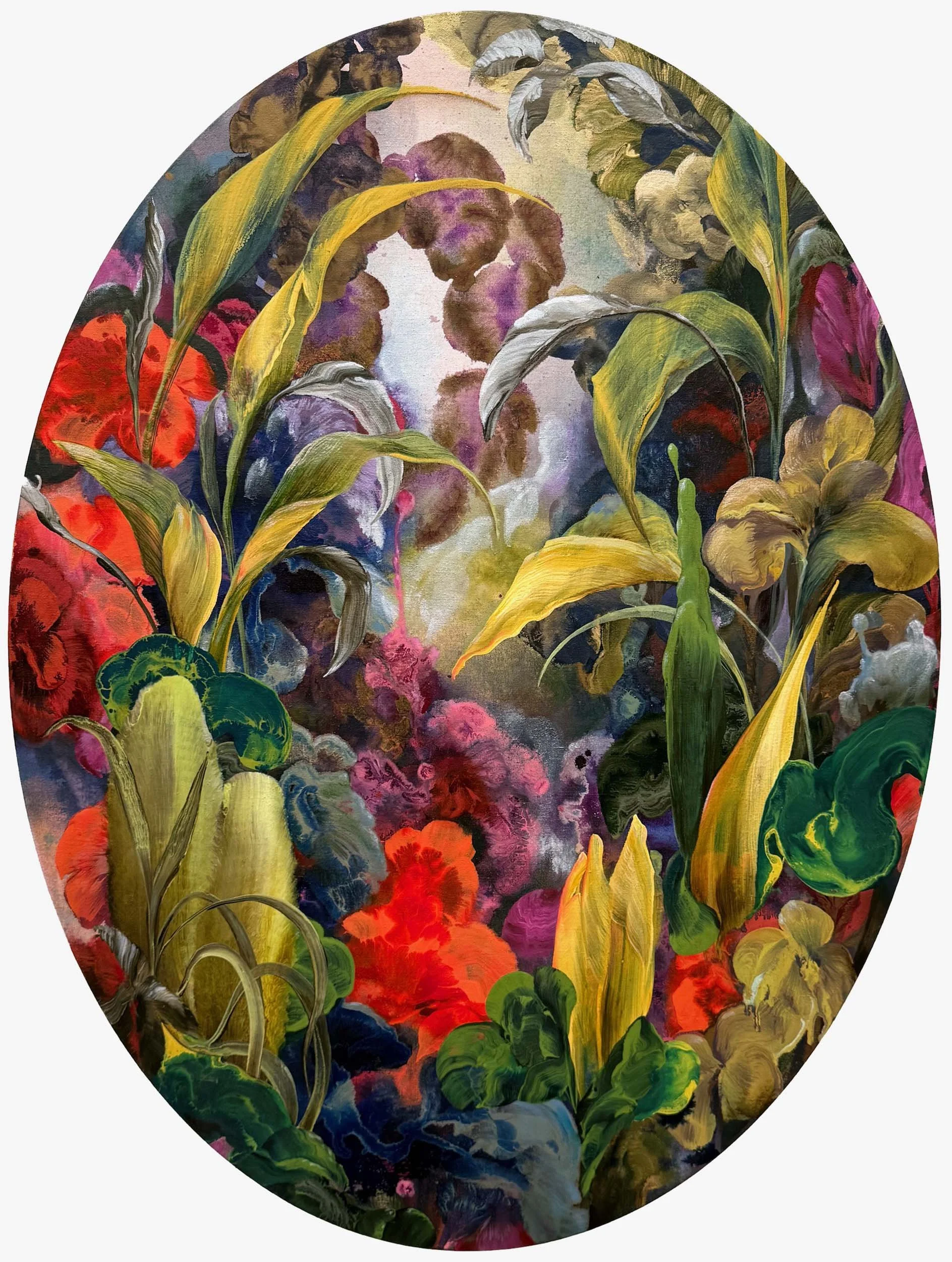 Ghost, 100 x 75cm, Acrylic on linen, 2026.
On exhibition in 'Odyssey' at Hasting Contemporary.