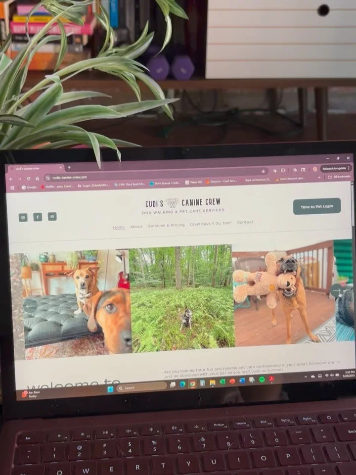The website got a glow-up! ✨ You might spot some familiar (and furry) faces 😊 Check it out here ➡️ www.cudis-canine-crew.com

📅 Updated boarding &amp; house sitting availability is now live under the &ldquo;Contact&rdquo; tab &mdash; August is almo