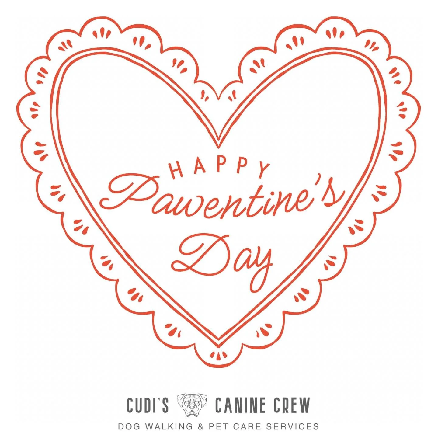 Who says Valentine's Day is just for humans? 💕 Happy Pawentine's Day 🐾💝 from Cudi's Canine Crew! Your furbabies are getting extra love today! 

📸: @madslench