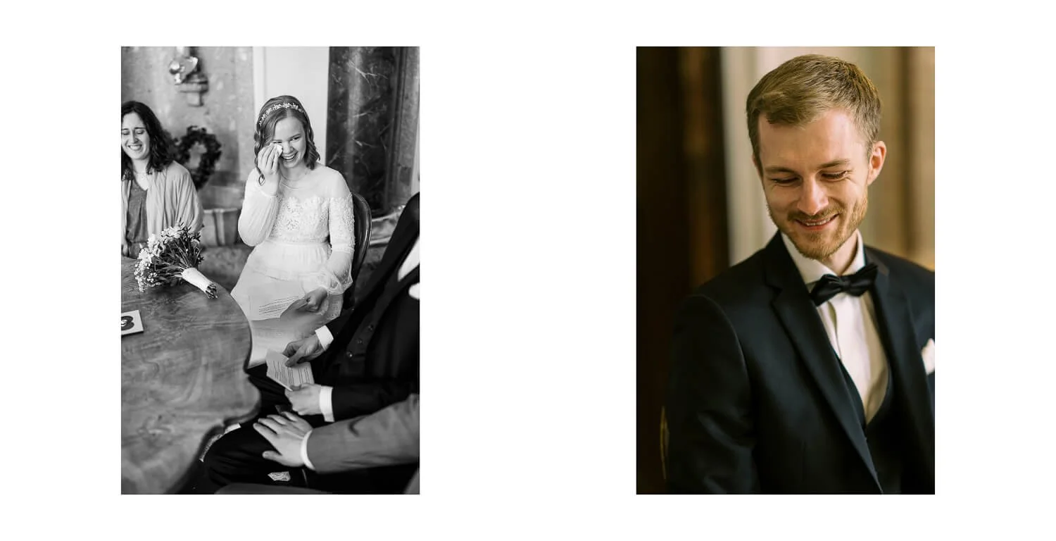 Emotionale Ehegelübde bei der standesamtlichen Trauung im Kaisersaal des Klosters St. Mang in Füssen