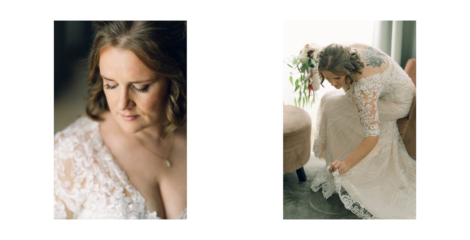 Ruhiges Brautporträt beim Getting Ready im Ameron Hotel Schwangau