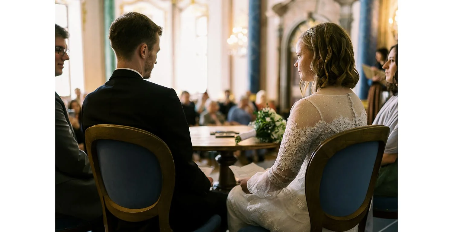 Standesamtliche Trauung im Kaisersaal des Klosters St. Mang in Füssen