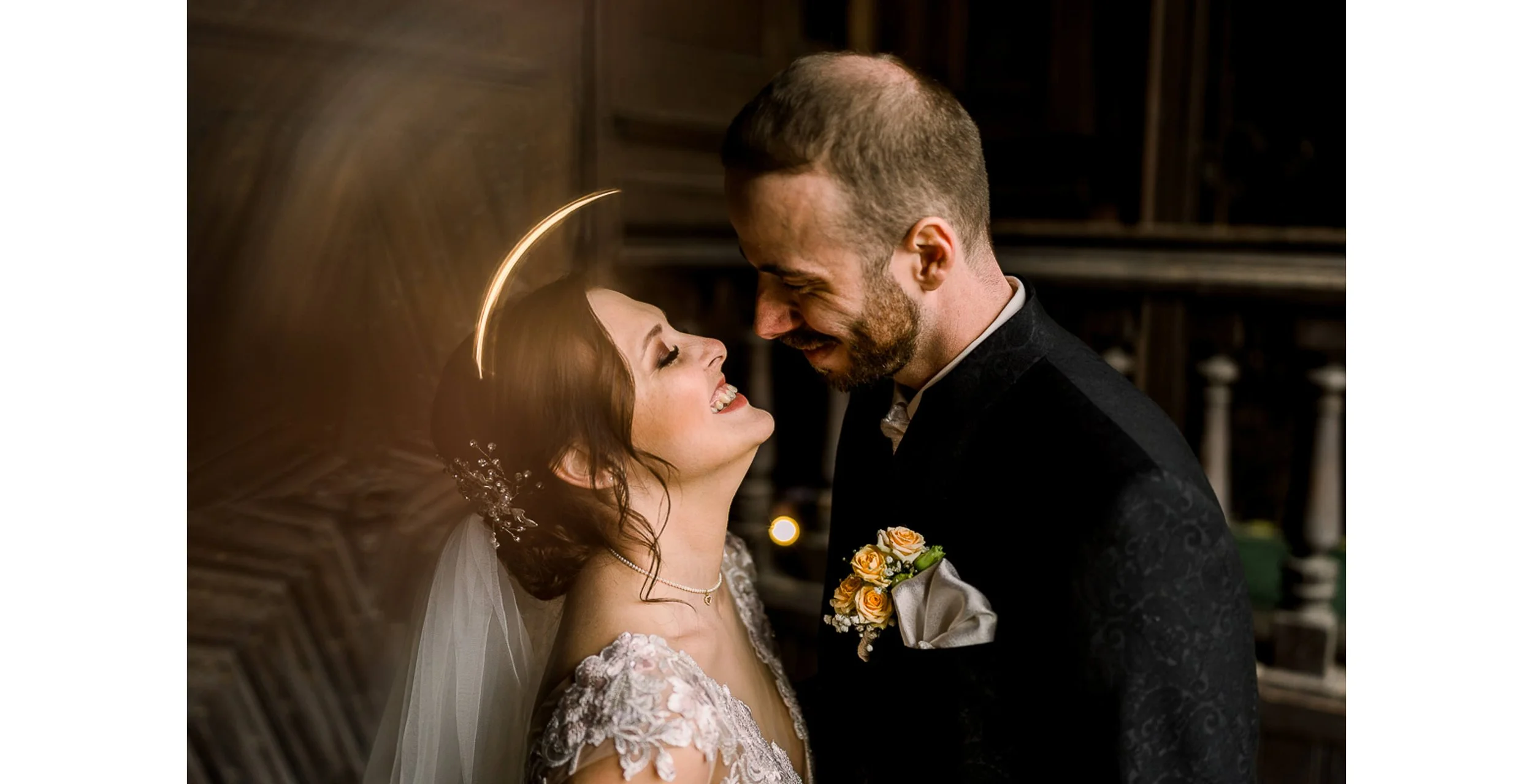 Hochzeit Bad Woerishofen Herbst Brautpaar Fotoshooting Licht Paar