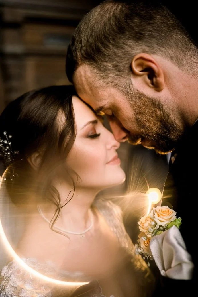 Hochzeit Bad Woerishofen Fotoshooting Licht Brautpaar