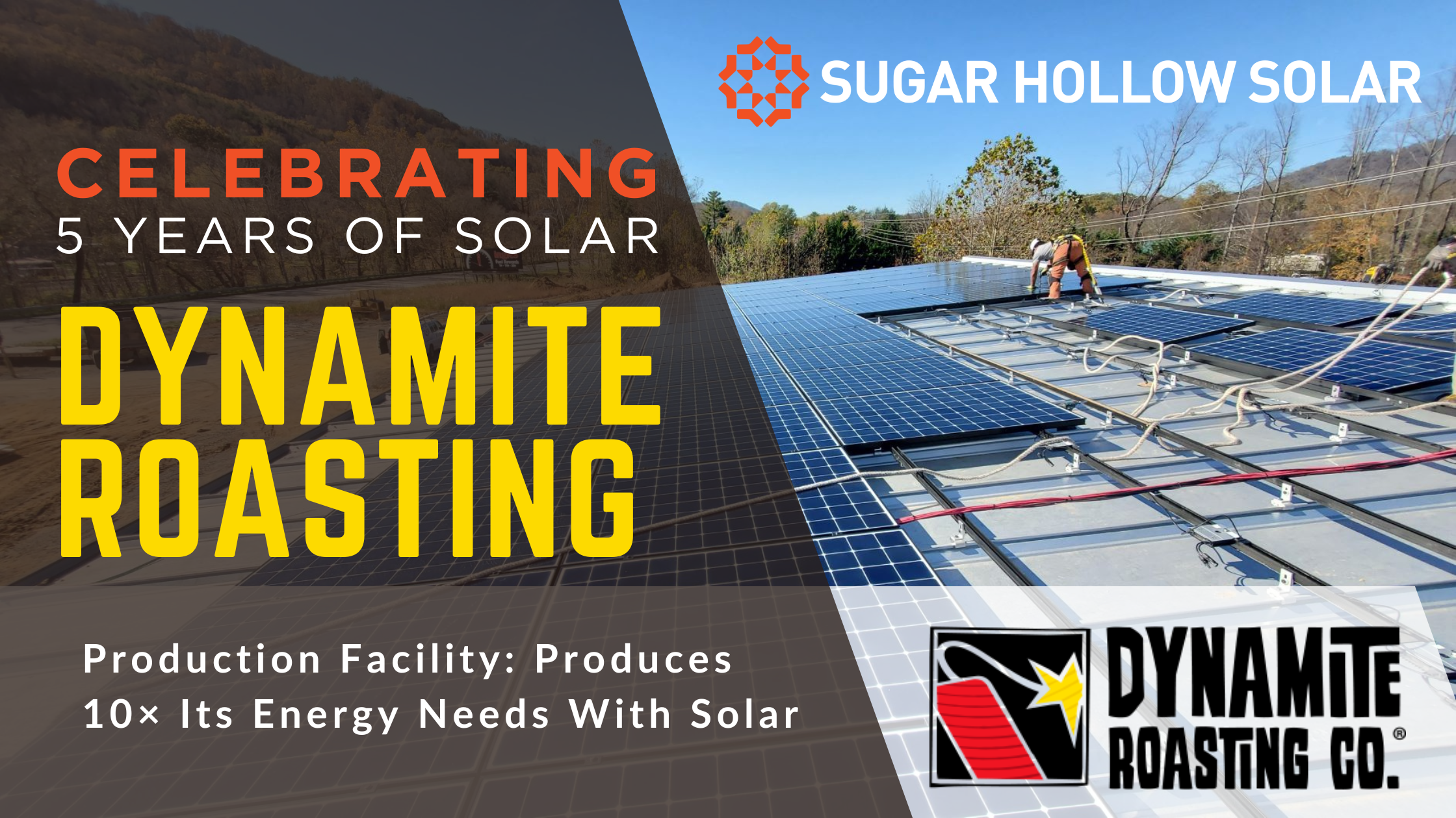 Case Study: Dynamite Coffee’s Roastery Solar Array Generates 10x Its Energy Needs