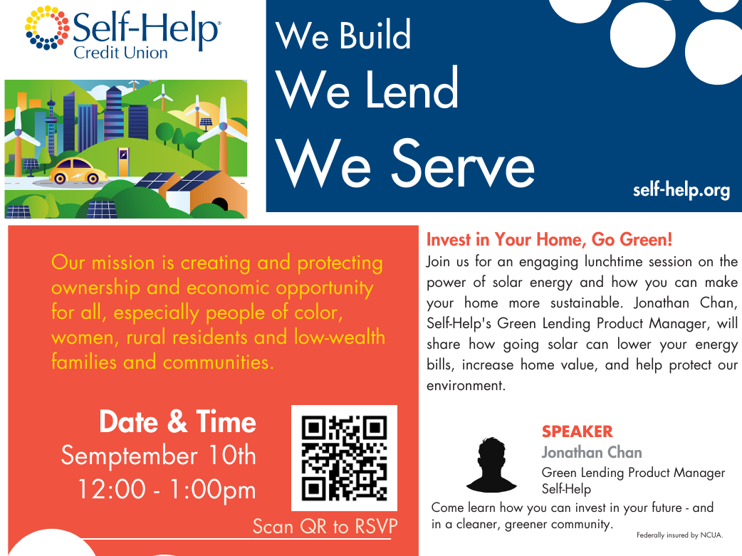 🌱 Invest in Your Home – Go Green! Lunch & Learn