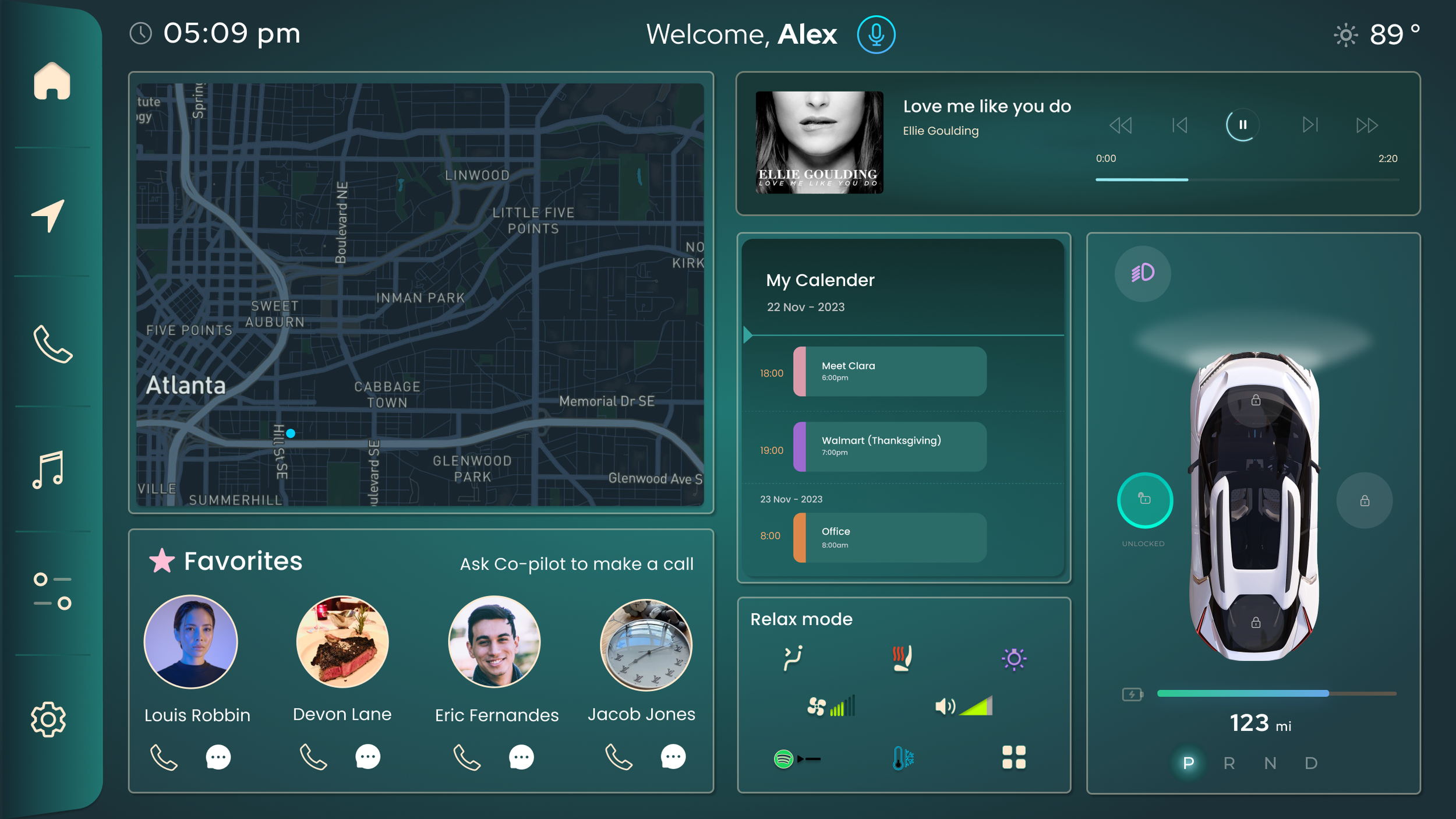 Trust in AVs infotainment hero screen