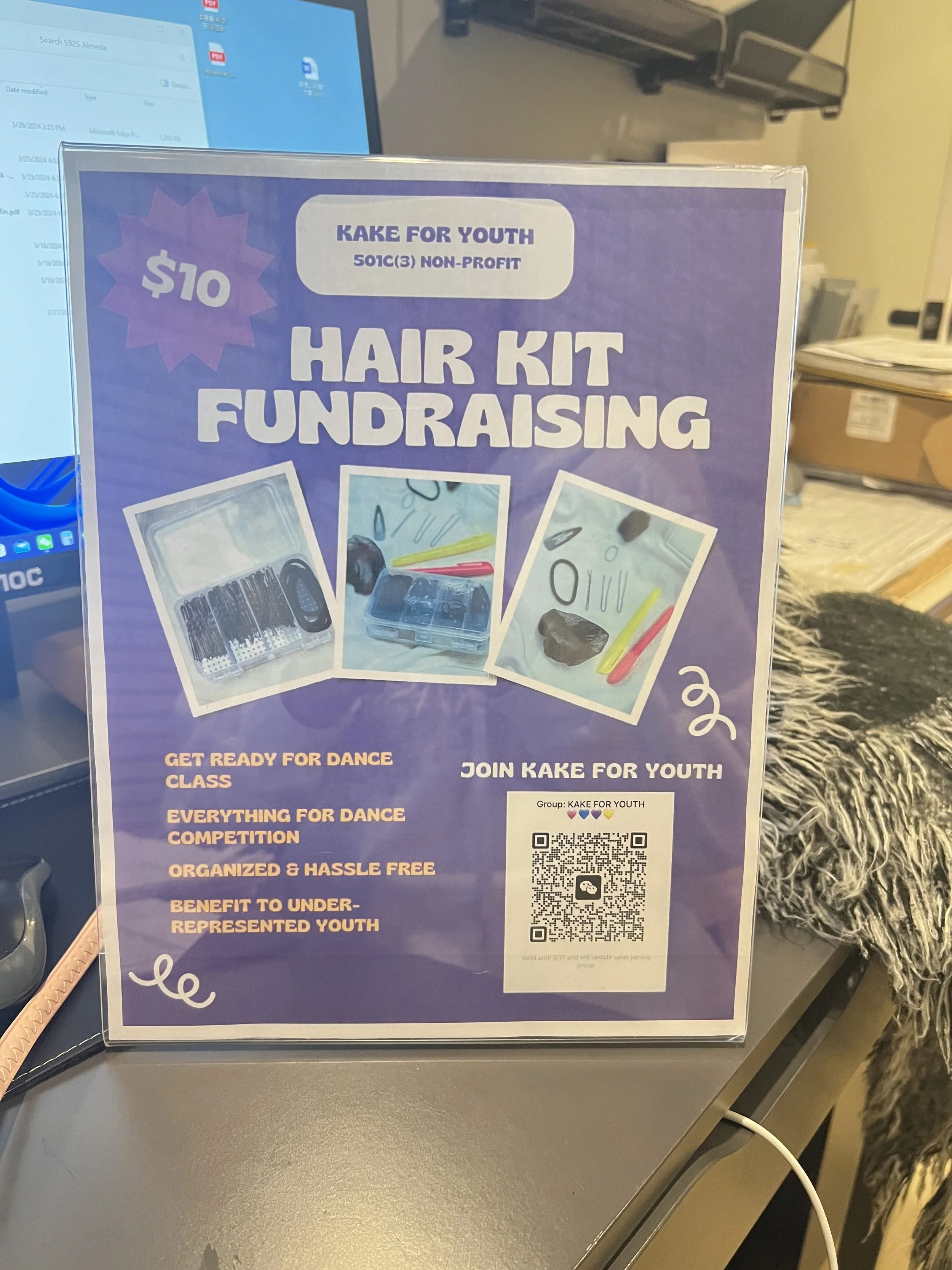 KAKE Hair Kit & School Tshirt Fundrising