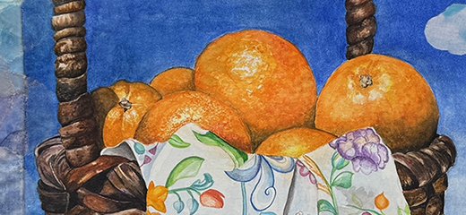 Judy Levy — Orange and Blue