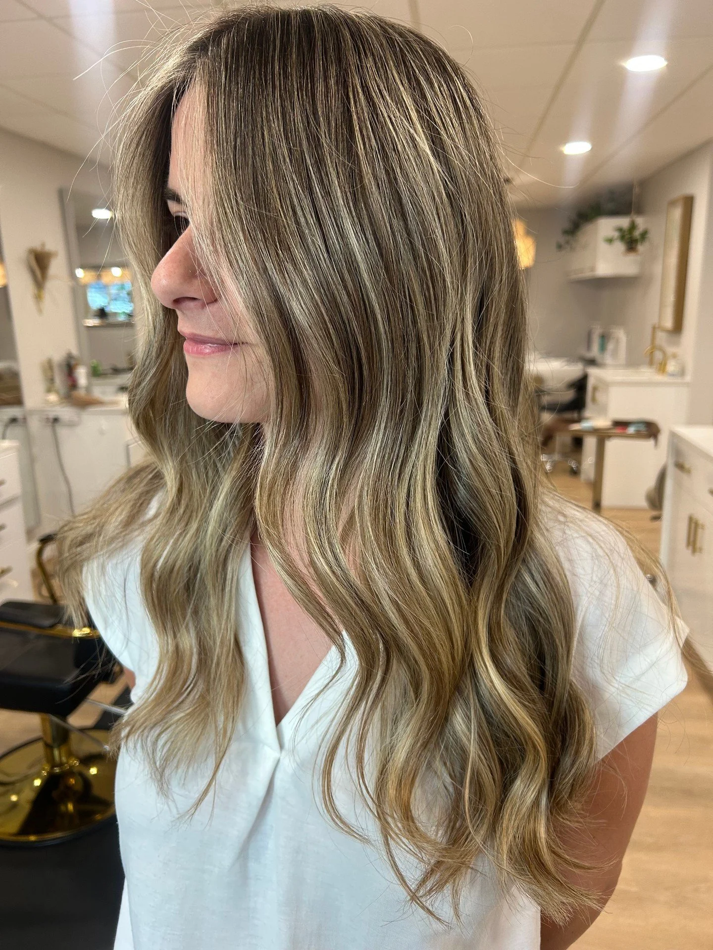 Soft, dimensional, and seamlessly blended &mdash; dreamy bronde transformation by @hairxzoie ✨