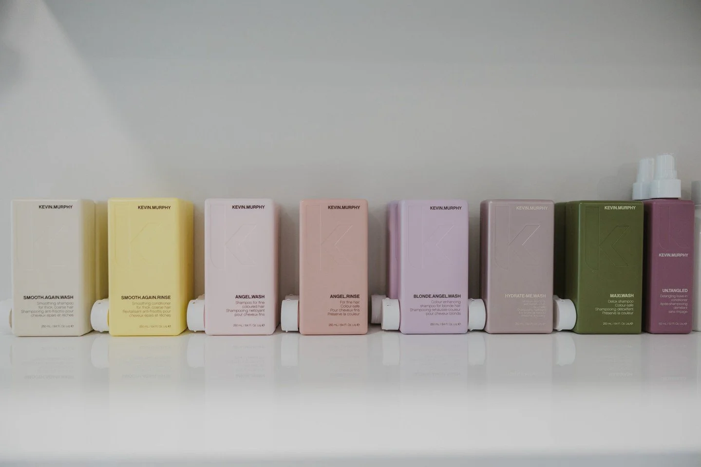 From salon chair to your bathroom shelf ✨ @kevin.murphy is one of our go-to brands for healthy, glossy, touchable hair.