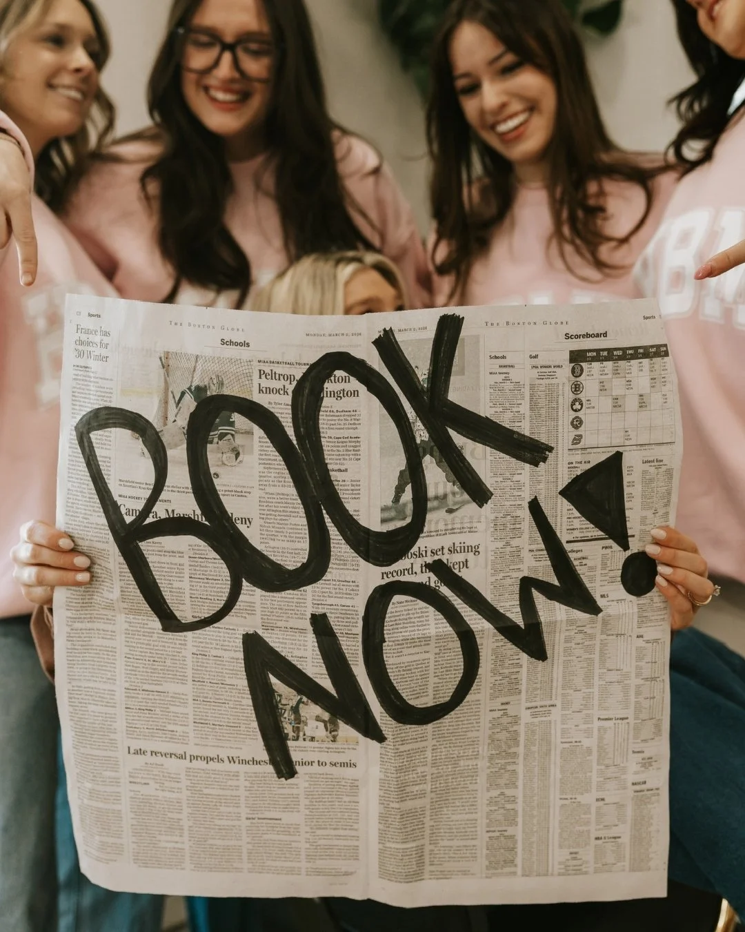 Extra! Extra! 🗞️ Your sign to book your hair appointment has arrived!

Fresh hair, fresh season ✨ Tap the link in our bio to book book book!