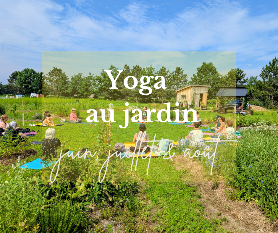 Les dimanches Yoga & Infusion au jardin