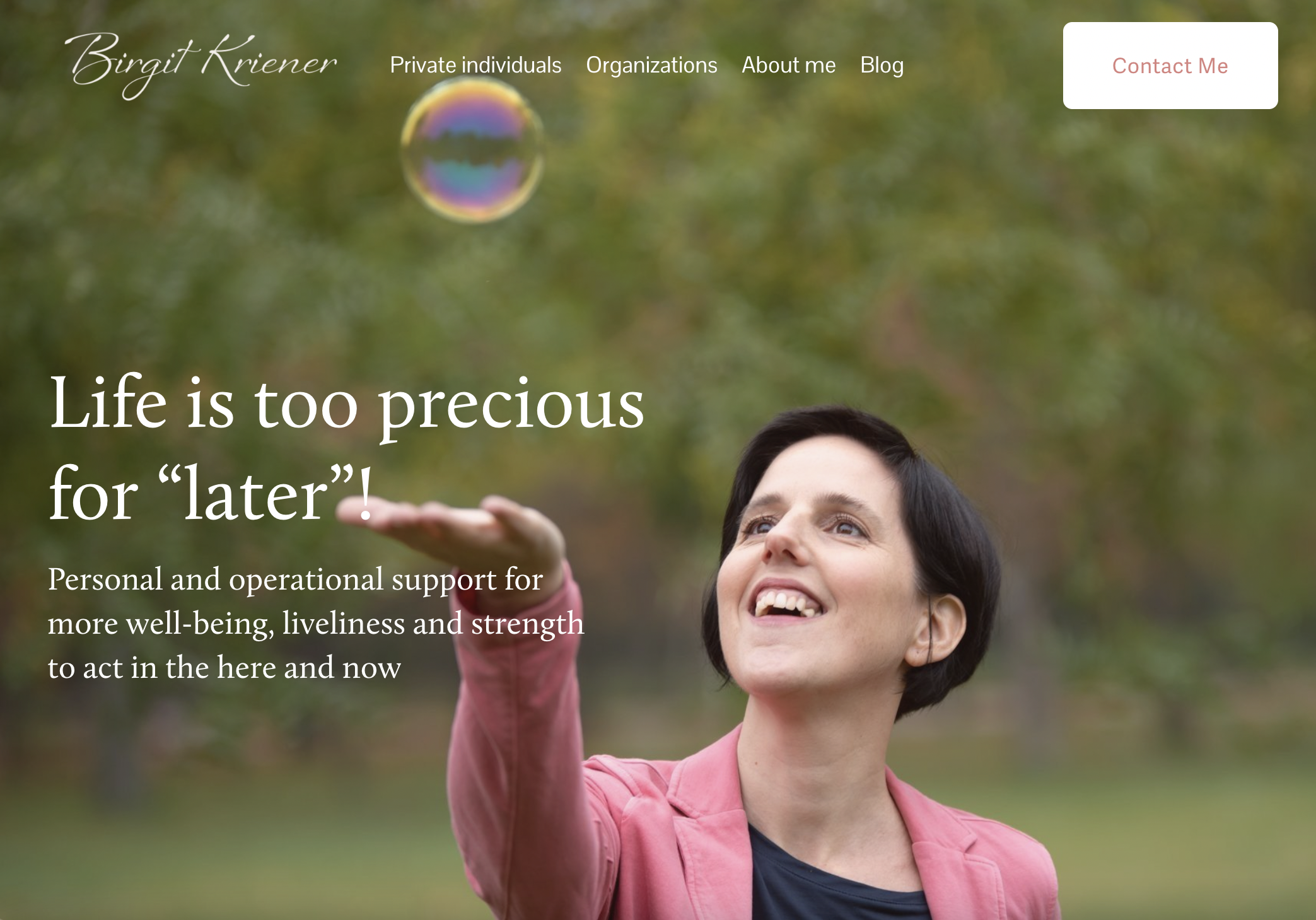 Birgit’s coaching and organisational psychology