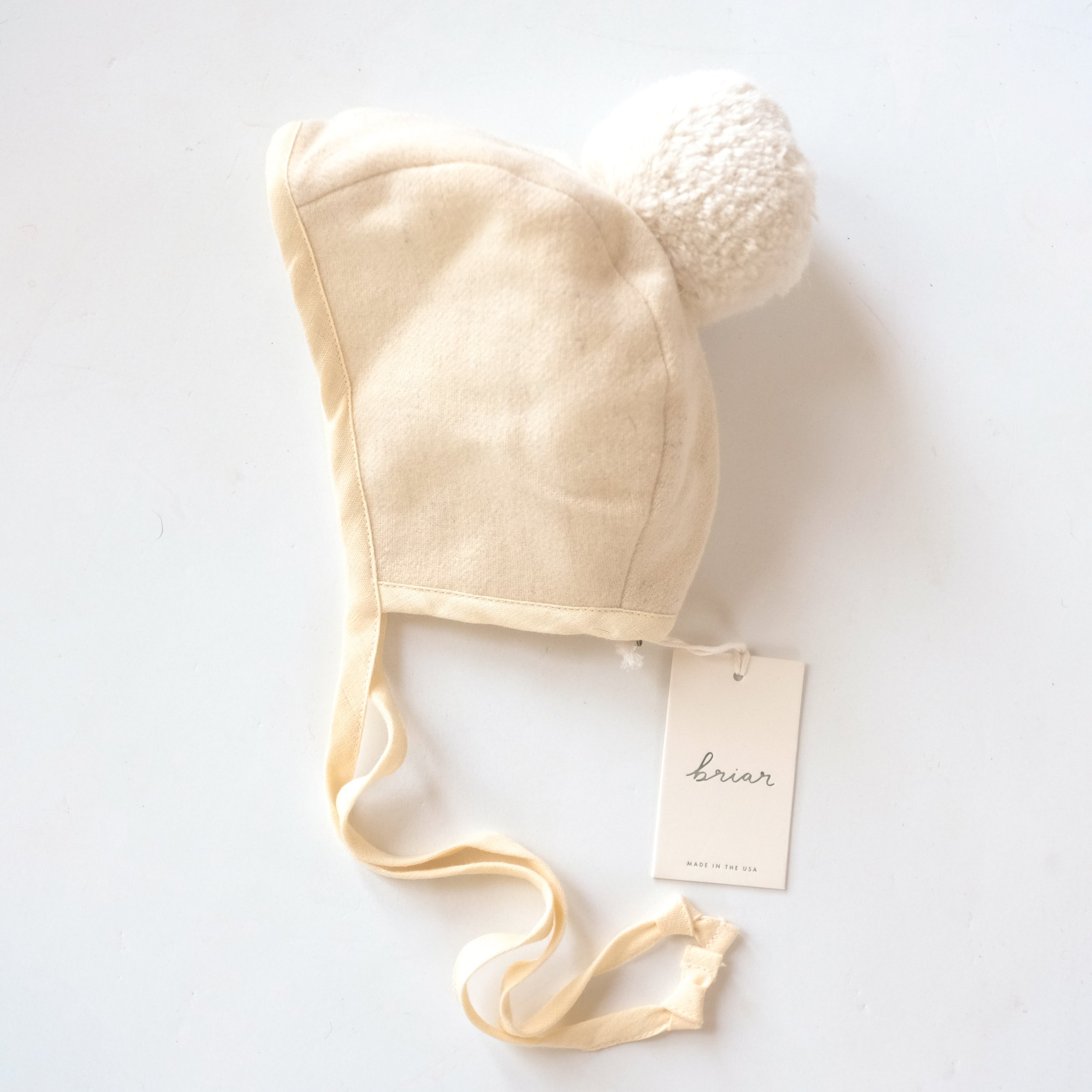 Briar Bonnet Baby Alpaca Pom Bonnet