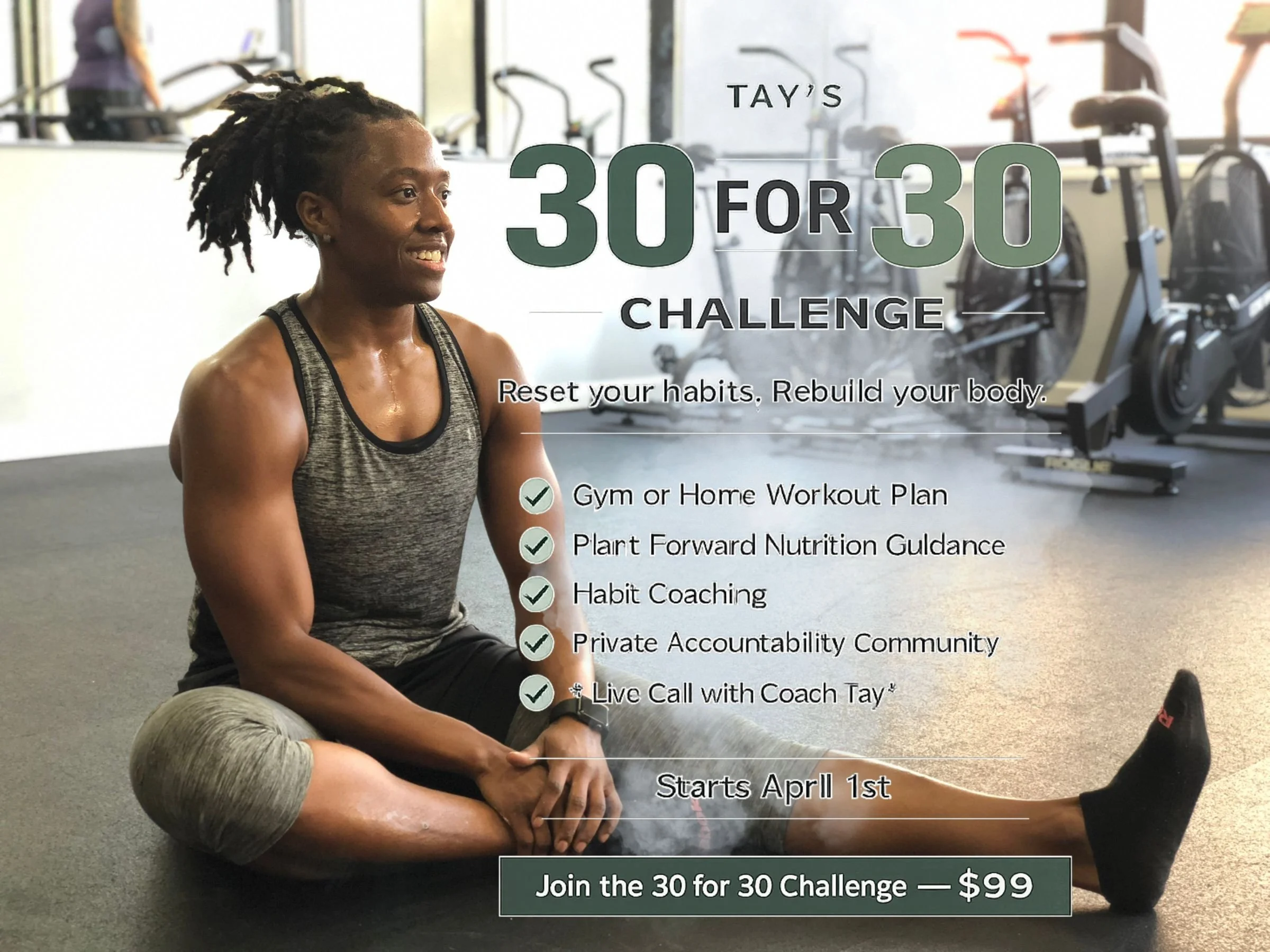 Tay’s 30 for 30 Challenge