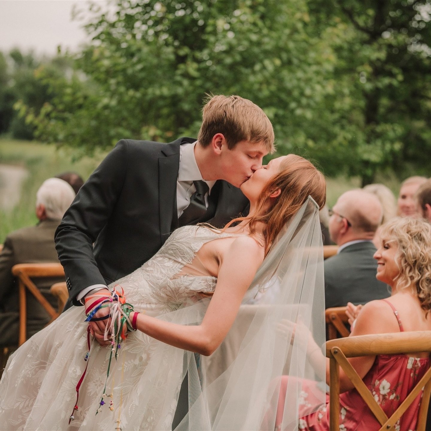 What a special day it was, with little tiny rain sprinkles adding a touch of magic to the atmosphere. The young love between the couple shone brightly, their families coming together in unity and love, as they witnessed the beautiful knot tying cerem