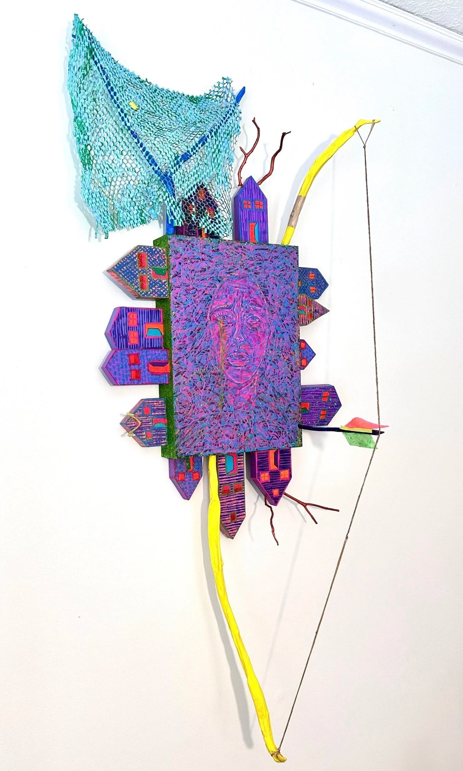 Gaia Undone - wall mounted sculpture (Learn more →)