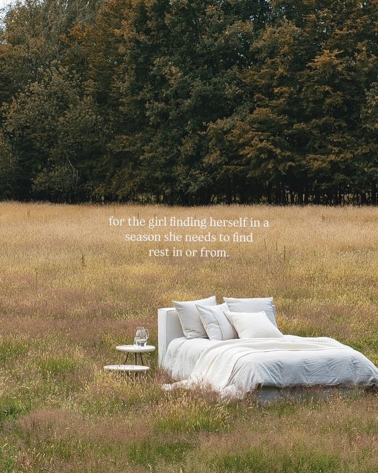 for the girl finding herself in a season she needs to find rest in or from.☁️

at our Rest &amp; Restore gathering, we are praying for a morning where God can speak over your life and the season you are in and to trust Him in His plan for you.

link 